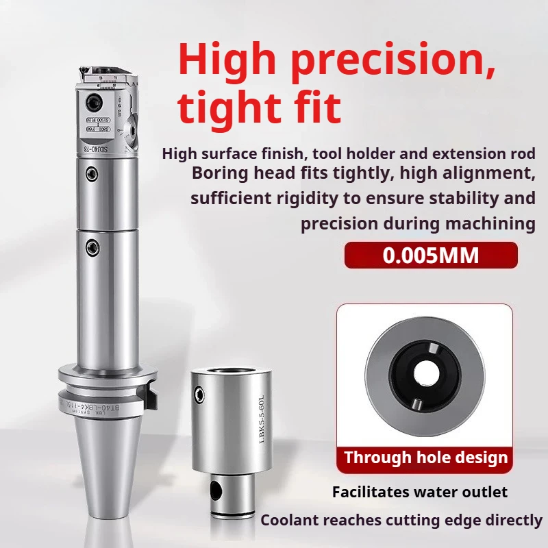 BT30 BT40 LBK1 LBK2 LBK3 LBK4 LBK5 LBK6 Extension Bar Tool Holder for RBH EWN Fine Boring Head CNC Tool