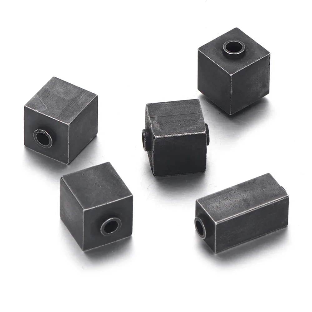 Stainless Steel Small Hole Vitage Spacer Beads for beaded Bracelet Making Metal Charms Accessories