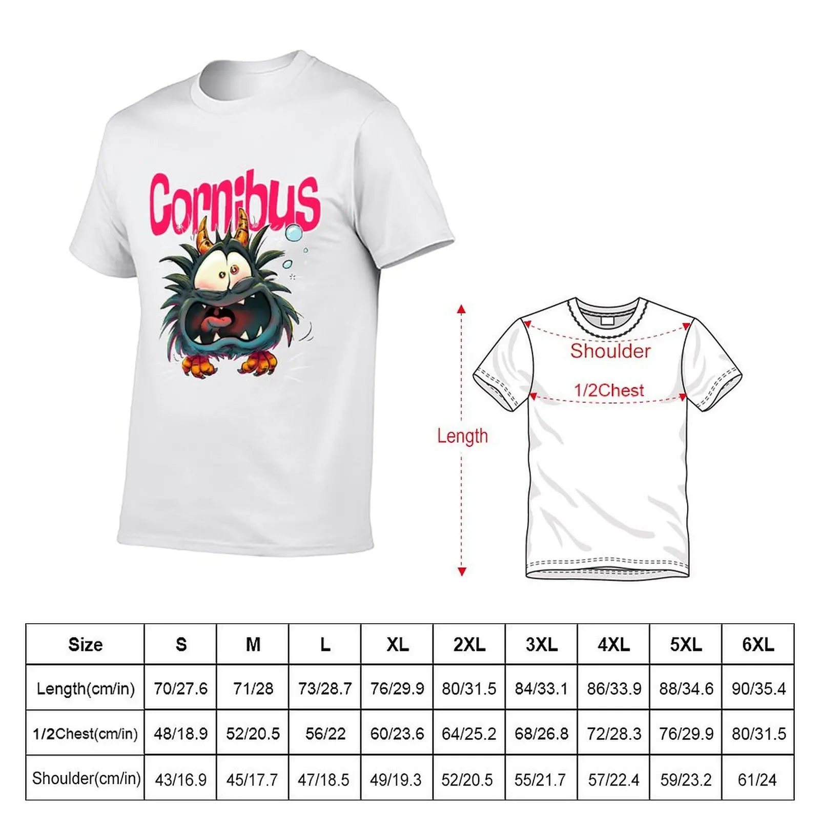 CORNIBUS HICCUP T-Shirt t shirts designer essential t shirt T-Shirt