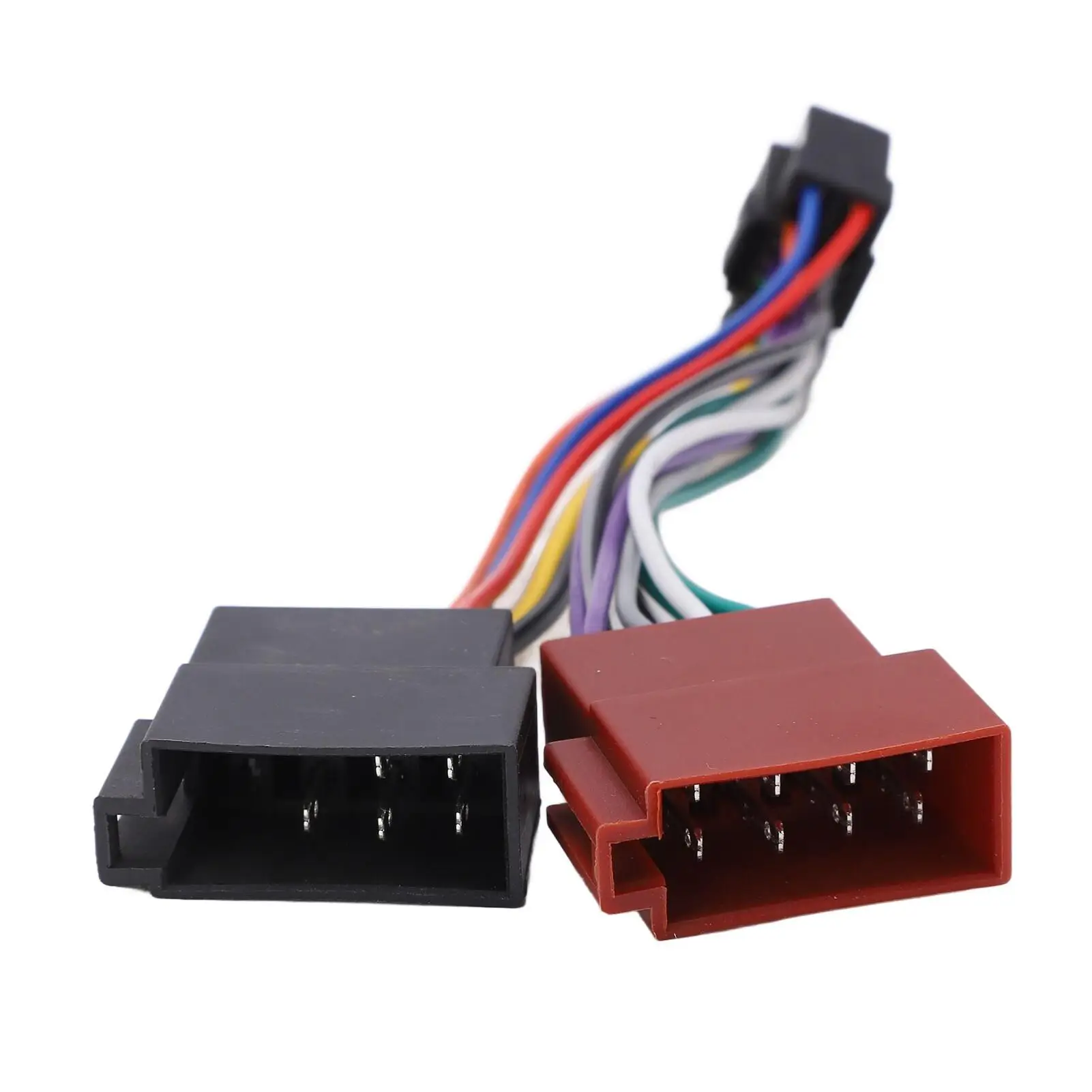 for Iso Wiring Harness Connector Adaptor Plug 16 Pin Car Stereo Radio Loom Replacement for