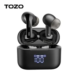 TOZO T20 True Wireless Earbuds Bluetooth Headphones 48.5 Hrs Playtime ENC with Dual Mic Call Noise Cancelling IPX8 Waterproof