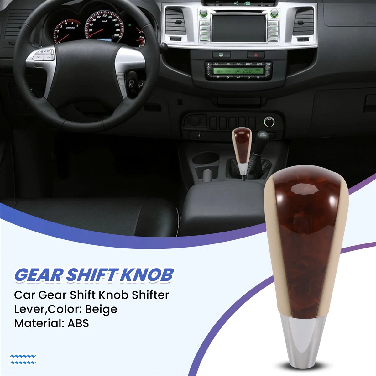 Perilla de cambio de marchas automático para coche, palanca de cambios para/Fortuner Crown Land Cruiser