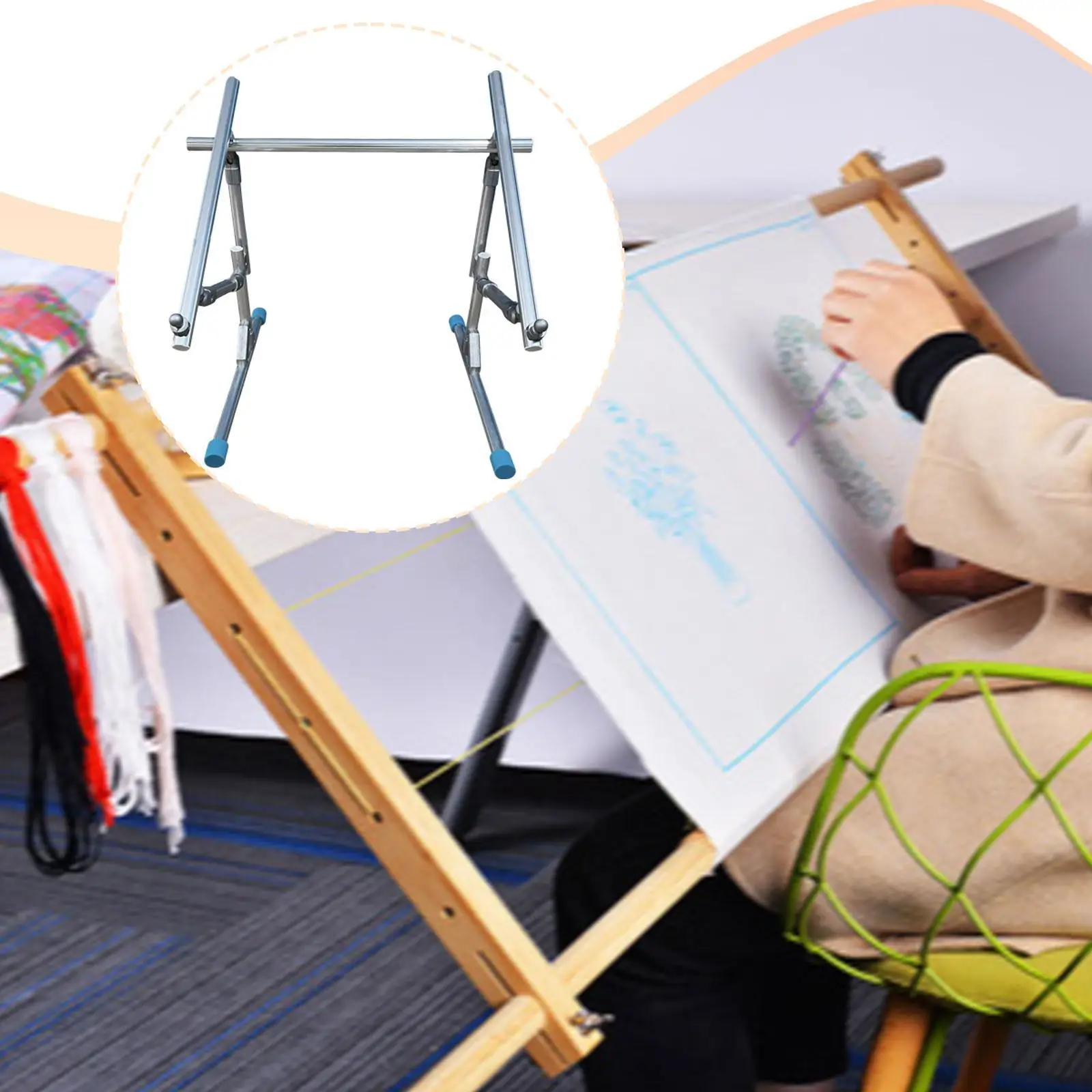 

Embroidery Art Cross Stitch Stands, Embroidery Frame Stands, Floors Standing, Aluminum Alloy