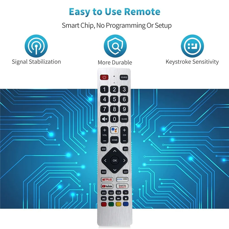 RMC0133 รีโมทคอนโทรลแทนที่สําหรับ Sharp TV Remote Control ติดตั้งฟรี