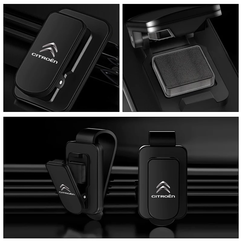 نظارات السيارة كليب الشمس قناع النظارات الشمسية حامل مُنظِم اكسسوارات لسيتروين C4 C3 C5 C1 C2 بيرلينجو سيليسي الصبار بيكاسو