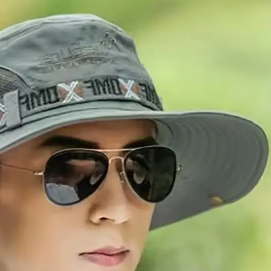 

Men's Outdoor Summer UV Protection Hat; Breathable Mesh & Broad Brimmed, Perfect for Hiking or the Beach