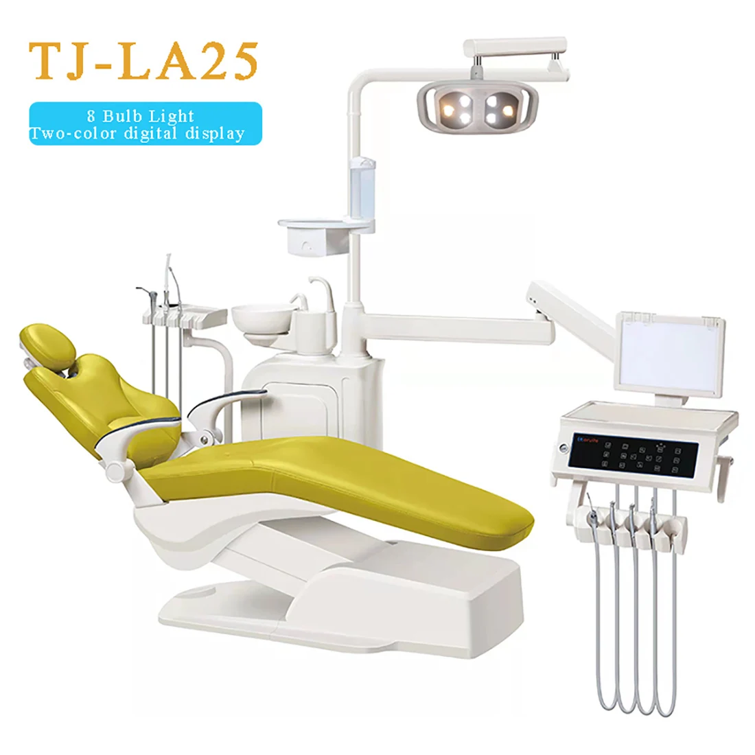 Six Dental LED Shadowless Lamps Dual Colors Dentistry Operating Room Lighting System for Medical Equipment