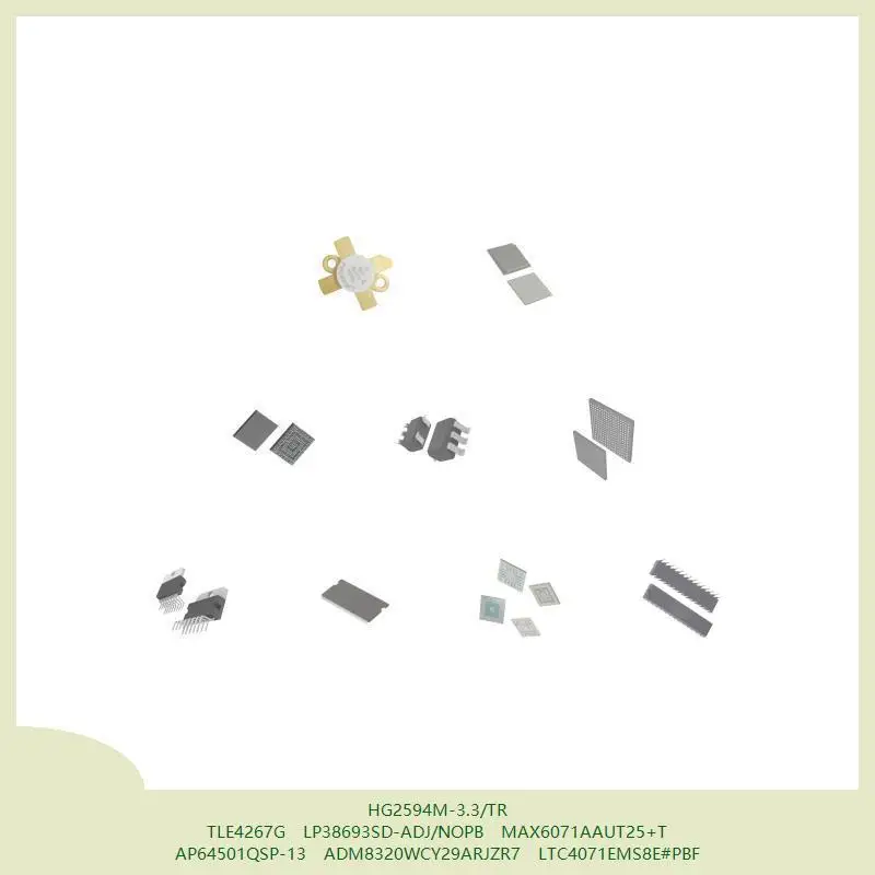 

HG2594M-3.3/TR TLE4267G LP38693SD-ADJ/NOPB MAX6071AAUT25+T AP64501QSP-13 ADM8320WCY29ARJZR7 LTC4071EMS8E # ПБФ