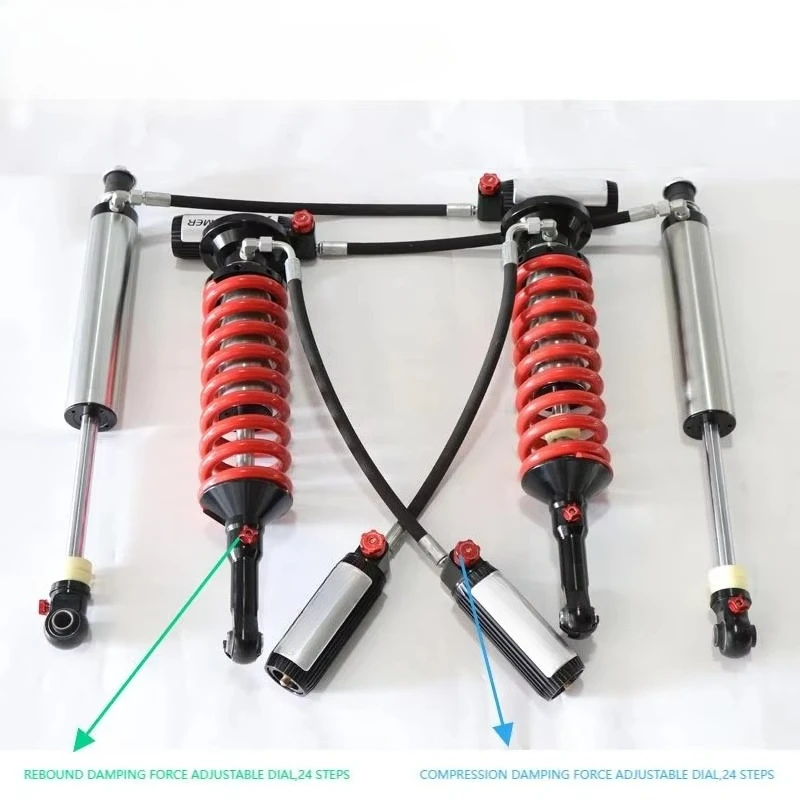 Aumer 4x4 Off Road Compression Rebound Adjustable Suspension Lift Kit Shock Absorber