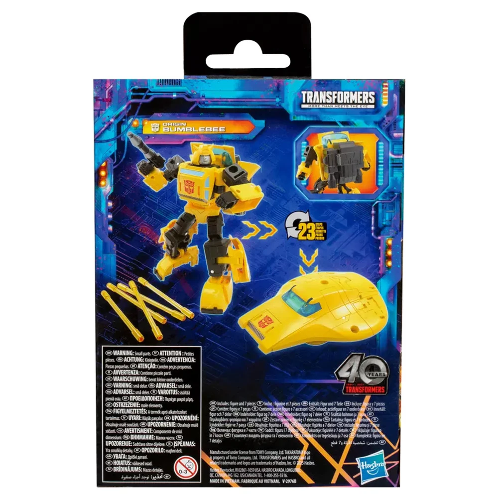 [Op voorraad] Hasbro Transformers Legacy United Origin Bumblebee 14 cm Deluxe Klasse Anime Robot Action Figure Model Ornament Speelgoed