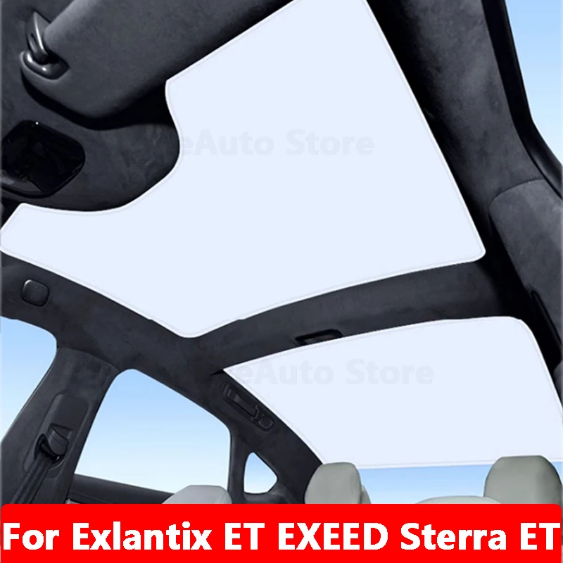 

For Exeed Sterra Exlantix ES Car Ice Crystal Sunroof Shade Curtain Heat Shield Cover Heat Reflective Roof Decoration Accessories