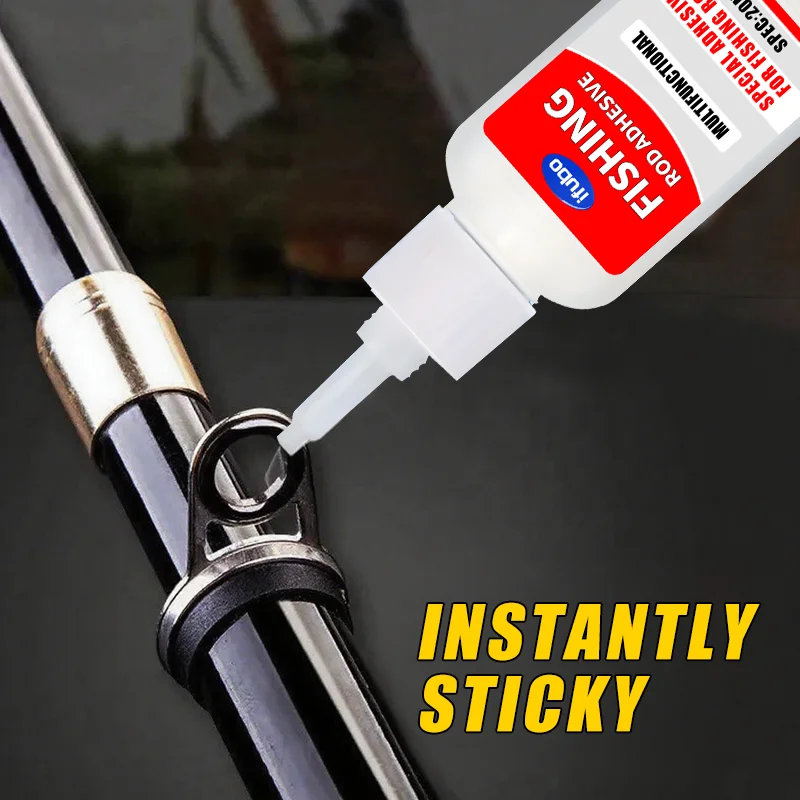 Ifubo Fishing Rod Adhesive, Multifunctional Fishing Gear Repair Glue For Rod Tip Guide Ring, Strong Bonding Fishing Accessory view 4