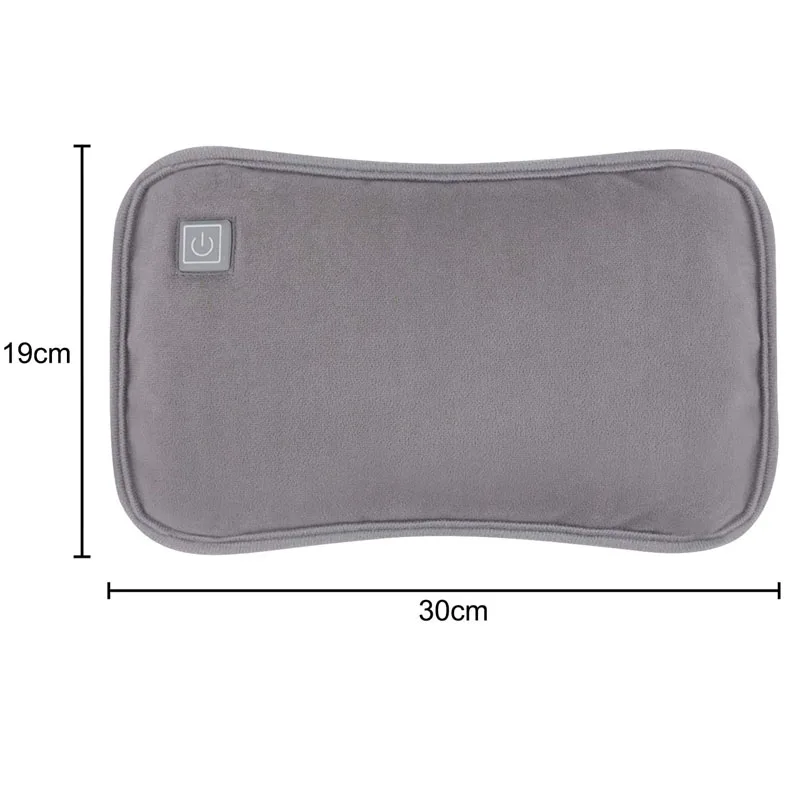 USB Rechargeable Hot Water Bag Hand Warmer Temperature Adjustable Graphene Heat Winter Warm Portable Gloves Pad Heating Handbag