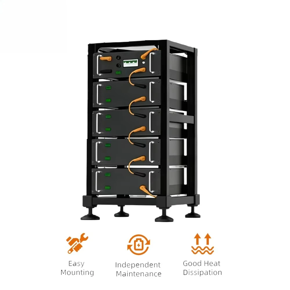 Deye 30kW Solar Energy Storage System with 61kWh High Voltage Lithium Battery and Hybrid Inverter