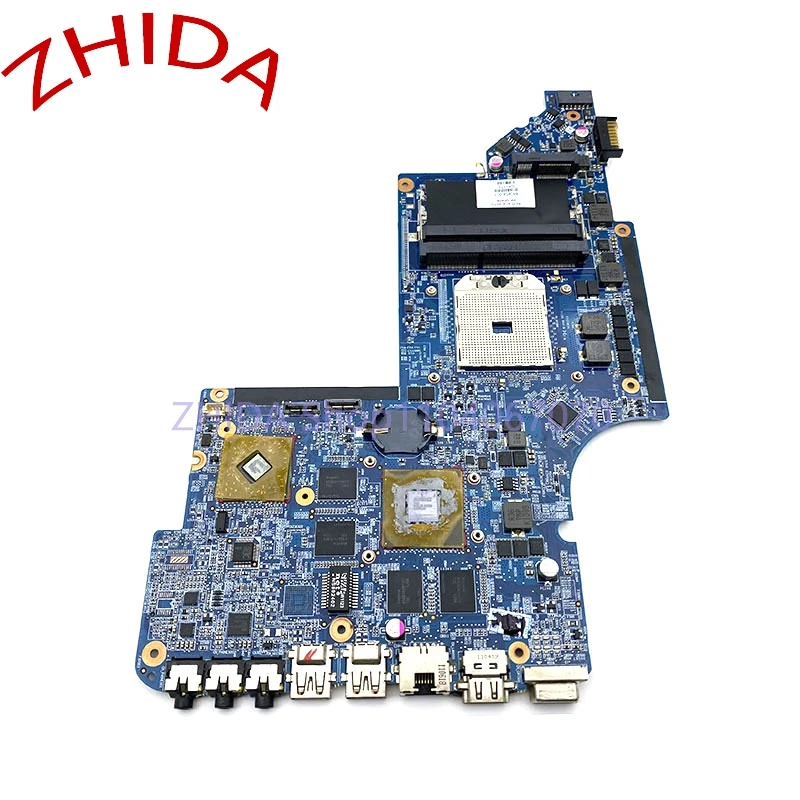 Imagem -03 - Placa-mãe Portátil para hp Pavilion Dv6 Dv66000 Dv6-6b10er 650854001 665284-001 665281-001 Soquete Fs1 Ddr3 Hd6750 1gb