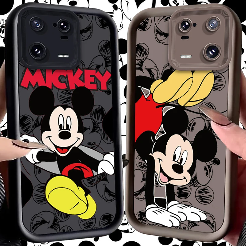 เคสดิสนีย์ Mickey สำหรับ Xiaomi redmi Note 13 12 Pro PLUS 4G 5G 13C 12C เทอร์โบ11 11S 10S 9 10A 10C 9C A2 A1ฝาครอบซิลิโคนนิ่ม