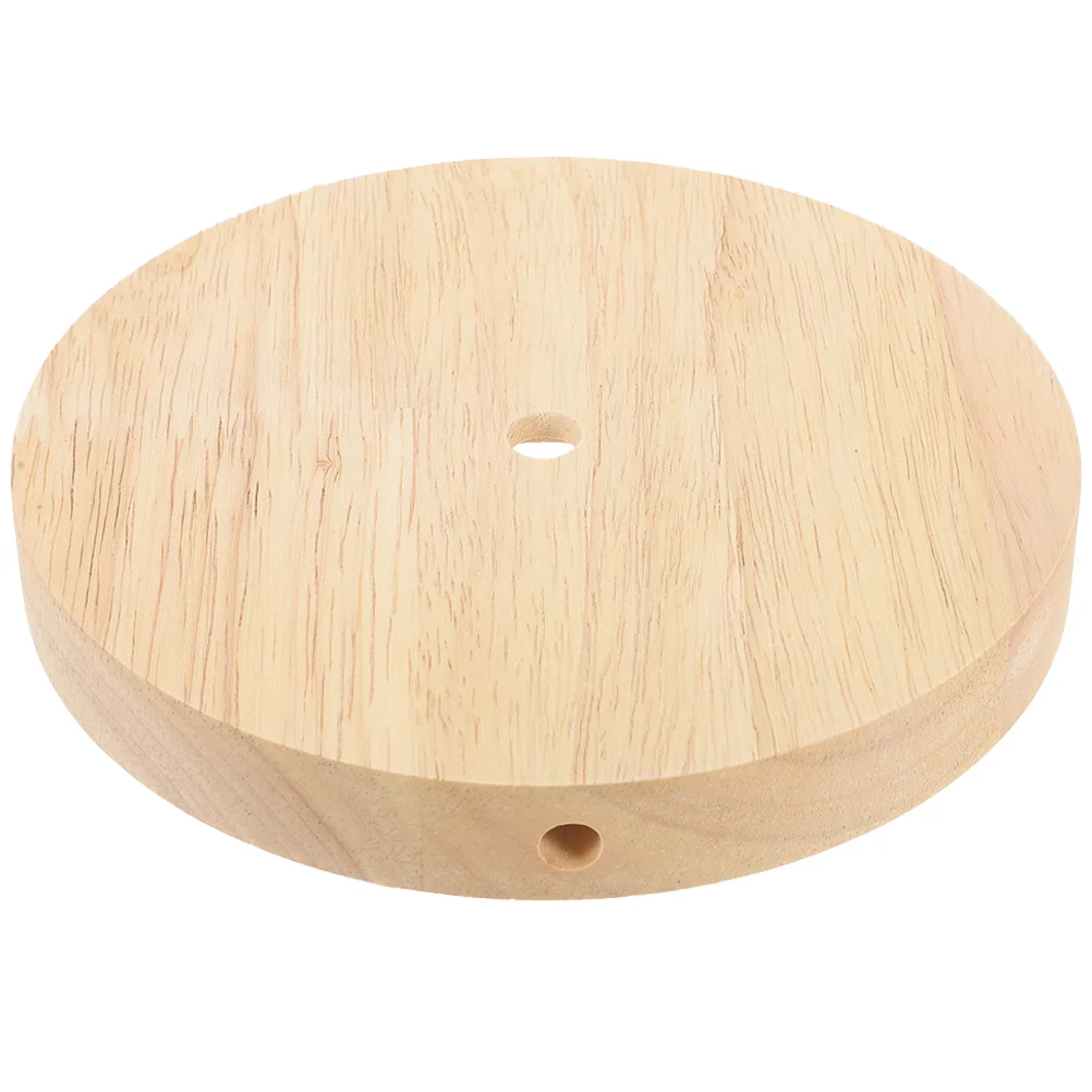 

Solid Wood Table Lamp Base E27 E14 100mm Round Creative Stand for Bedroom Living Room Study Office Wood Base Light Parts