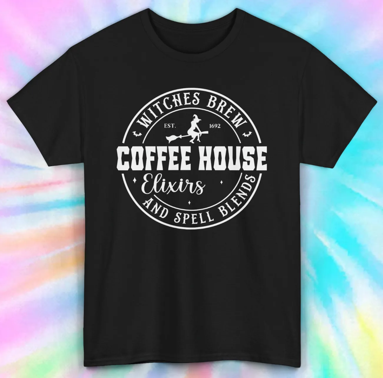 

Witches Brew Coffee House Elixirs T-Shirt | Witchy Halloween Tee S-5XL