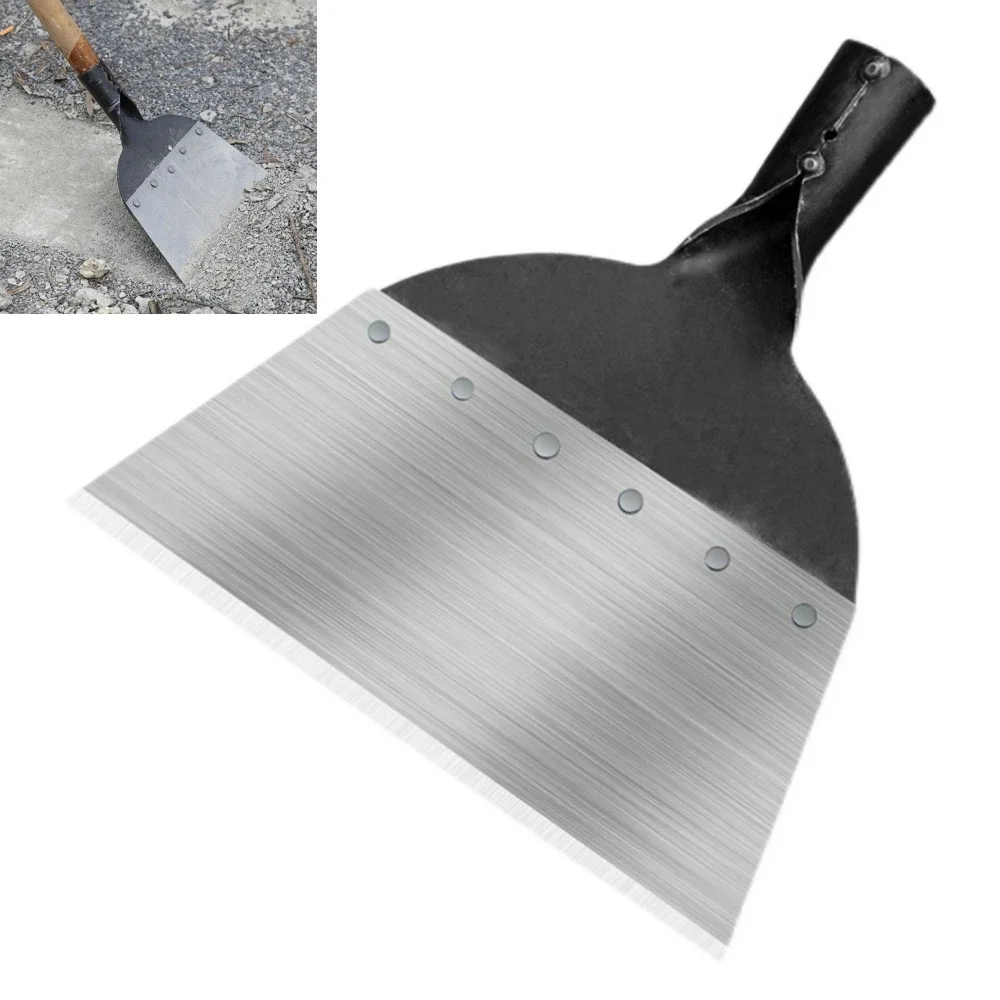 Outdoor Garden Cleaning Shovel Multi-Functional Steel Flat Shovel Ice Shovel Weeding Planting Farm Weeding Tool