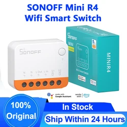 SONOFF Mini R4 Extreme Wifi Smart Switch Detach Relay Mode DIY Timer External Switch Via eWelink APP Work with Alexa Google