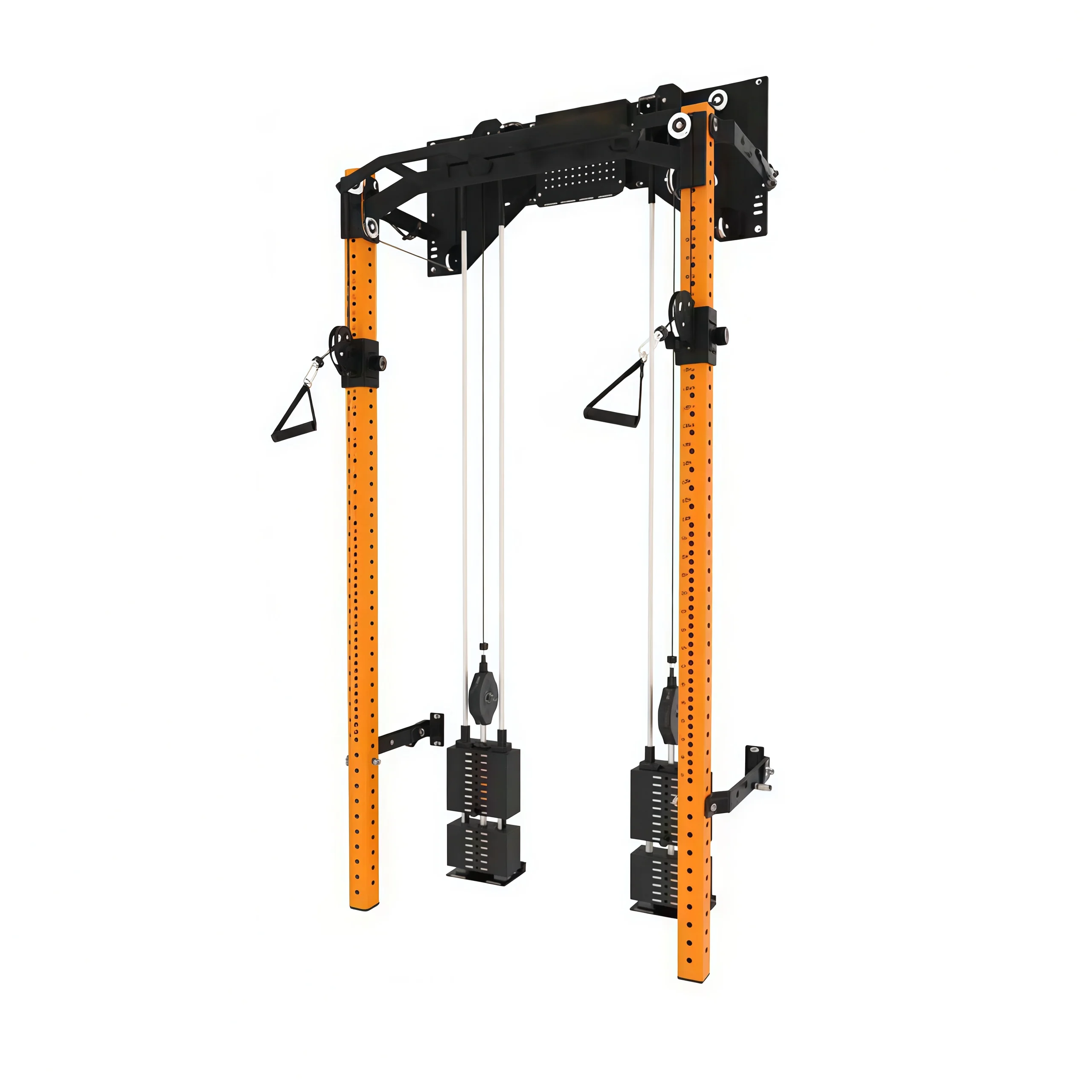 Commercial  Multi-Function Wall-Mounted Folding Power Squat Rack Use with Fitness Equipment and  Bodybuilding for Home and Gym