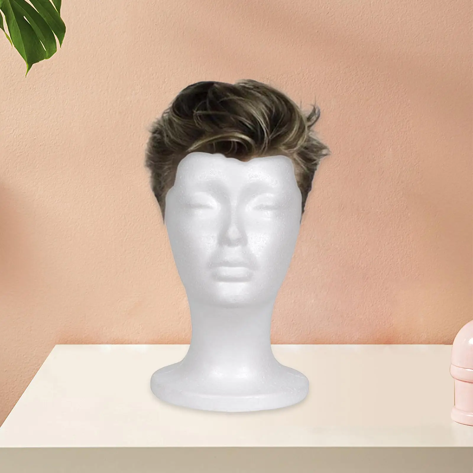 2xFemale Foam Wig Head Piankowy manekin Wyświetlacz Głowa peruki Stojak na słuchawki