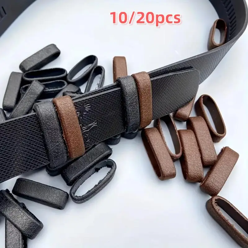10/20 Pcs Sturdy Belt Loop Buckles Practical Ring Connectors For Men's Daily Belt Replacement And Repair