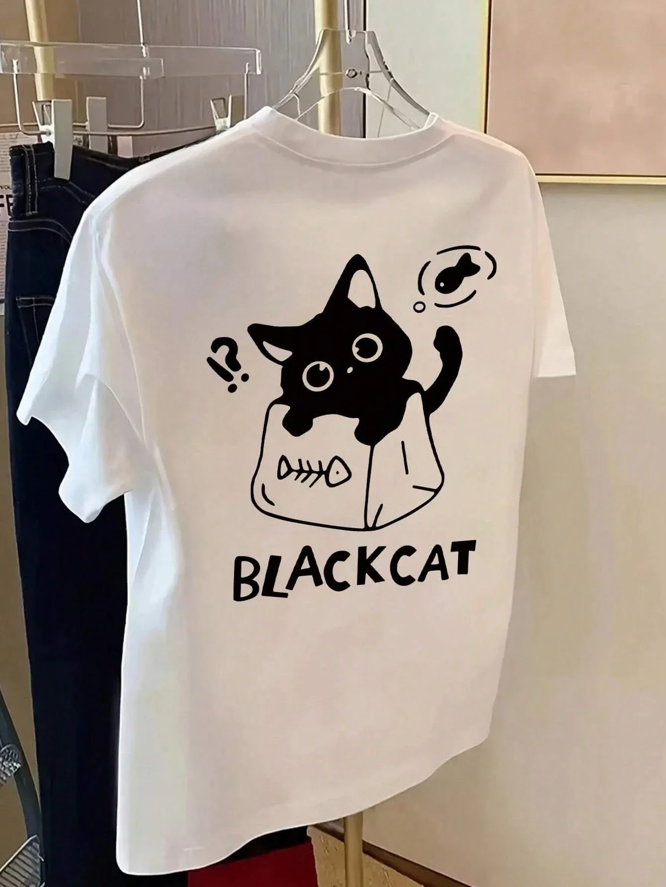 

Cartoon Print Short Sleeve T-Shirt Women Cute Graphic Print Short Sleeve T-Shirt Korean Fashion Women's Summer Clothes