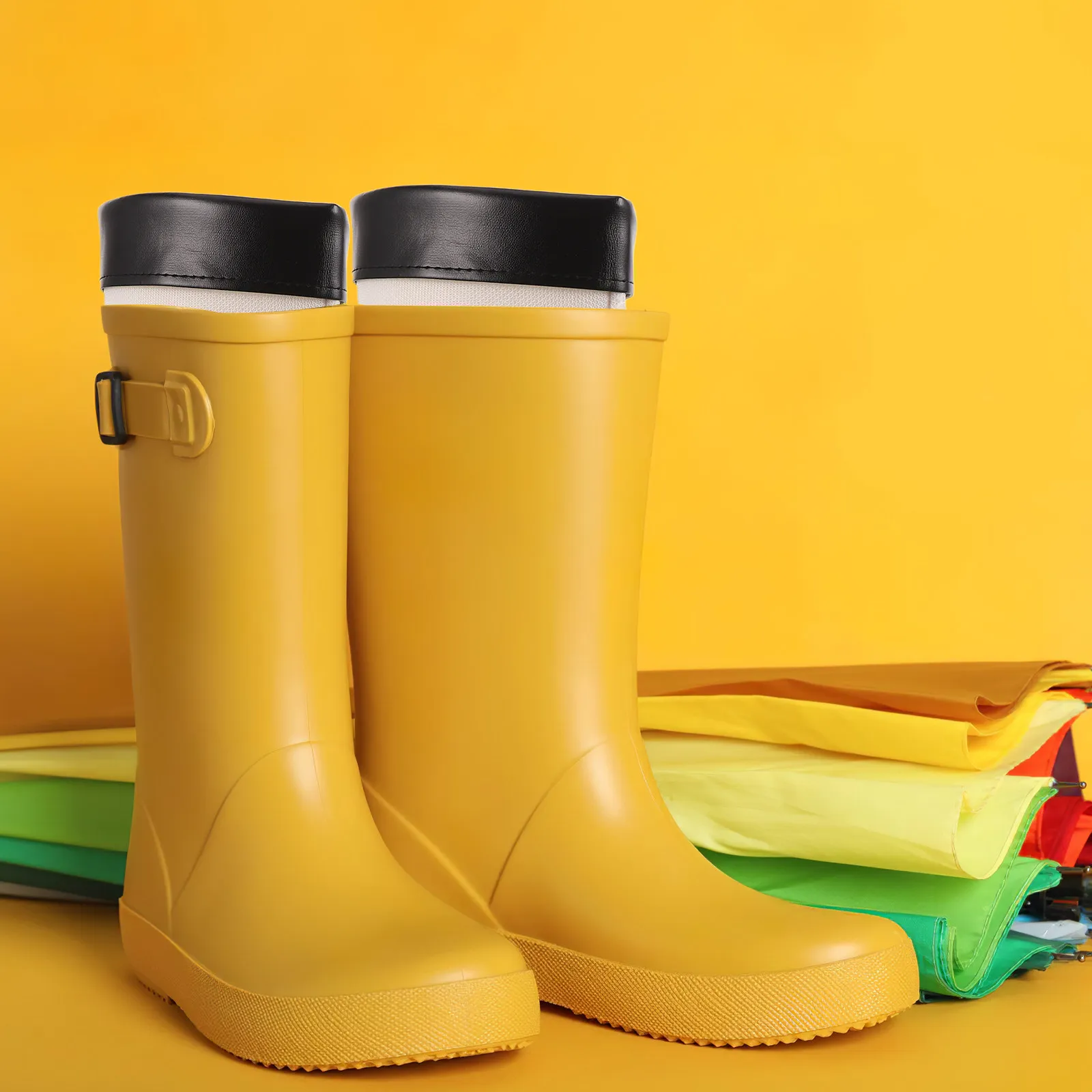 

1Pair Thick Insulated Boot Liners Thermal Socks Warm Rain Boot Inner Lining Hiking Winter Shoes Women Men Size 43 38Cm Height