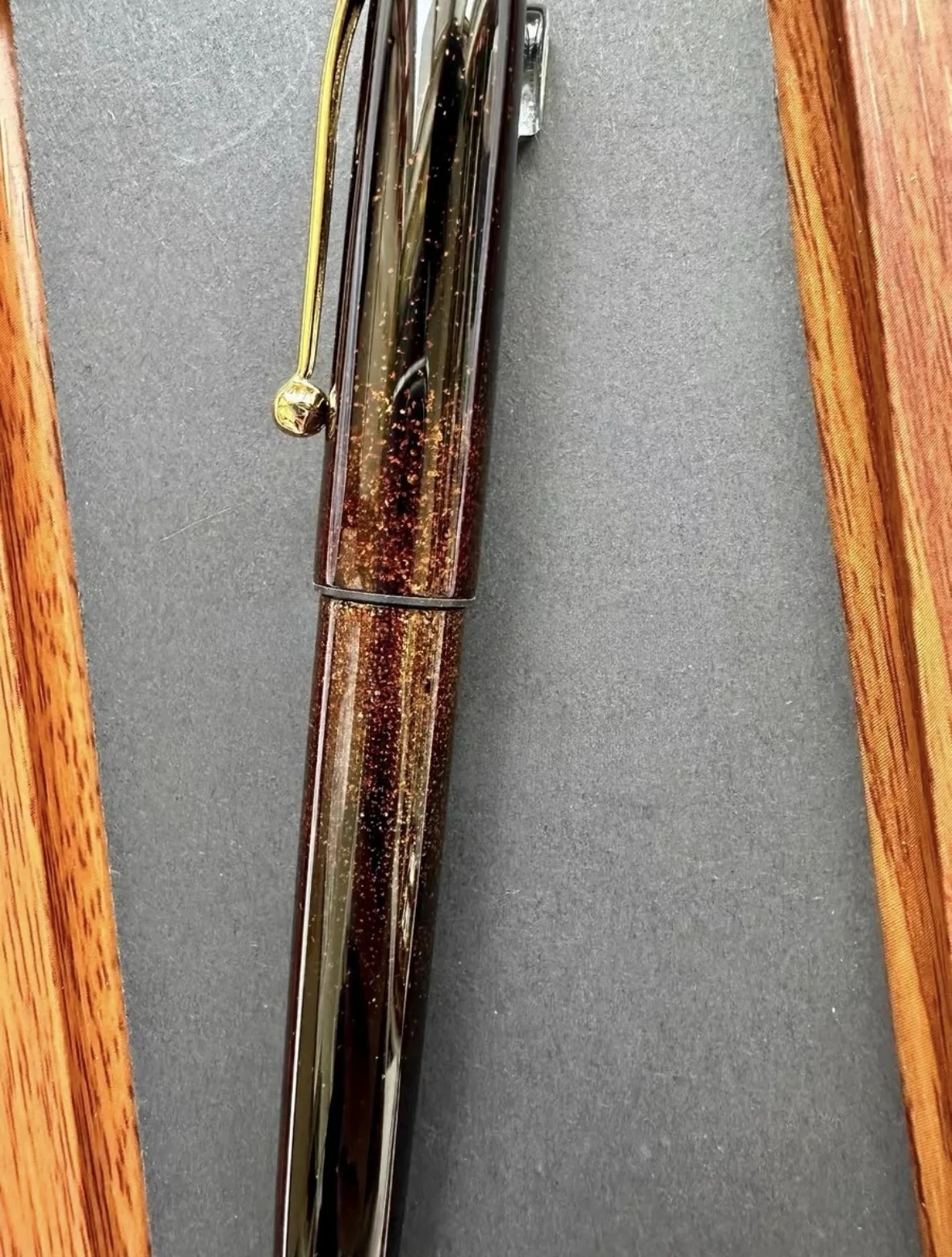 لا بنك الاستثمار القومي مجموعة يدوية ورنيش الحرفية مادة النحاس قلم حبر فقط حامل قلم للطيار 74/742/743 بحار 14K/21K البلاتين 3776