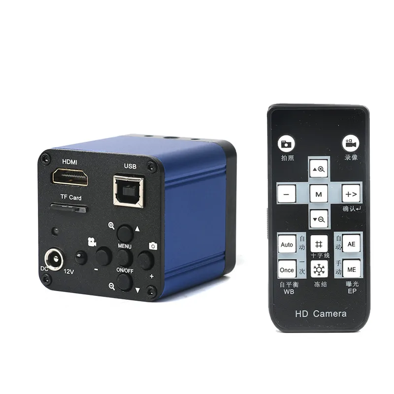 Microscopio Digital FHD 16MP 1080P 180X c-mount Lens HDMI USB microscopio electrónico Industrial cámara para soldadura de reparación de teléfonos