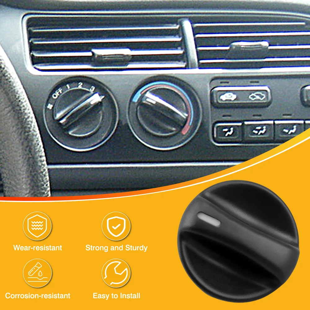 

Heater Control Knob Fan Speed AC Temperature Knob for Honda Accord 1994 1995 19996 1997 79581SV4A01