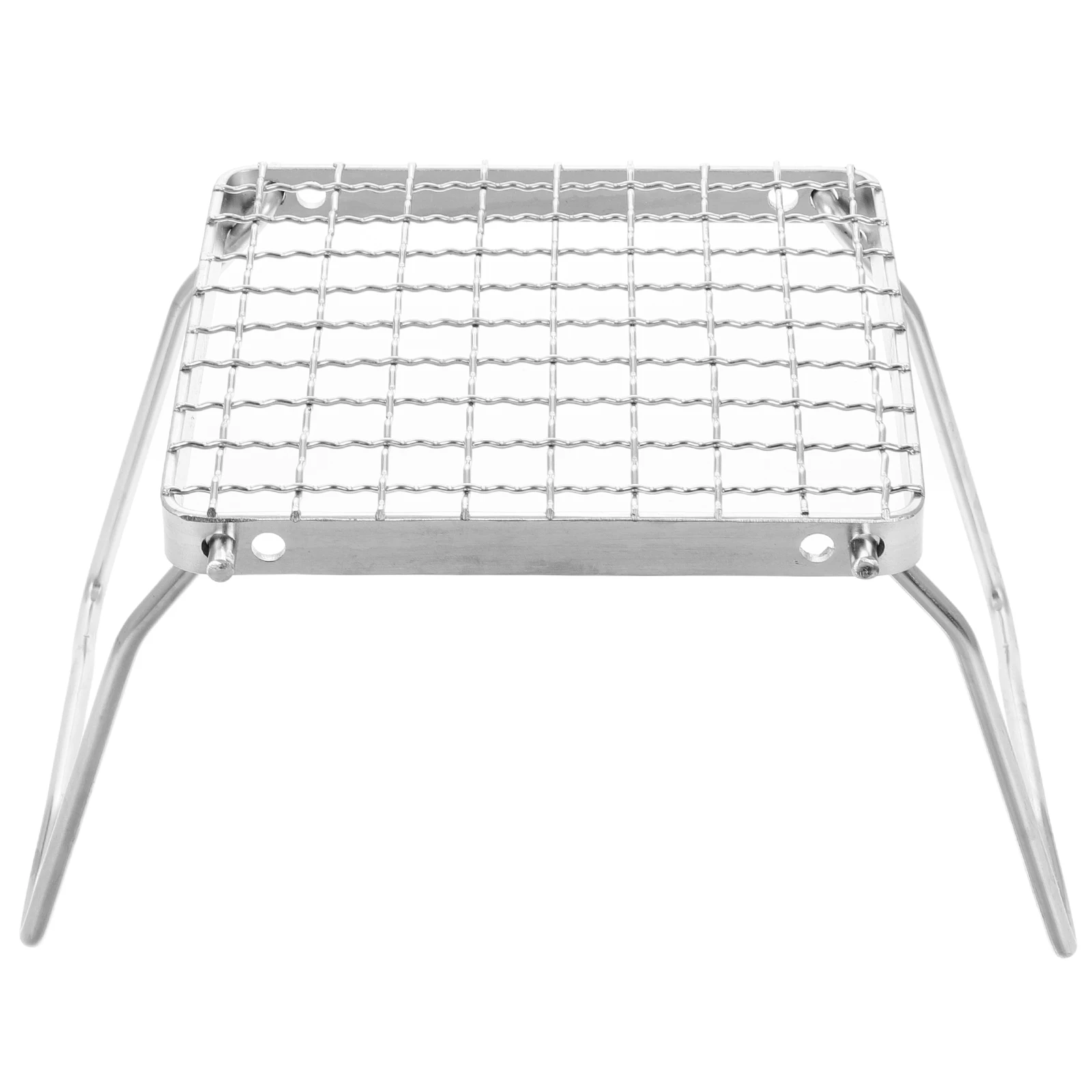

Extended Foldable Camping Grill Grate Stainless Steel Portable Bbq Charcoal Grill For Outdoor Hiking Picnics Campfire Cooking