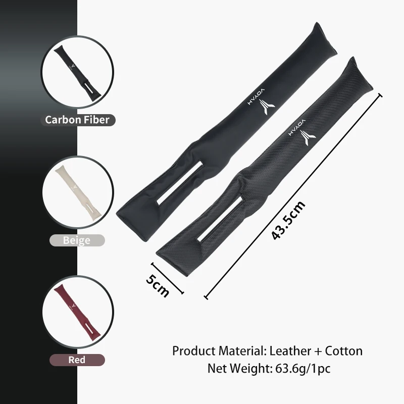 Leather Car Seat Side Seam Strip Anti-Leak Gap Filler Auto Decorative Strips For Dongfeng Voyah Free Dreamer Passion 2022 2023