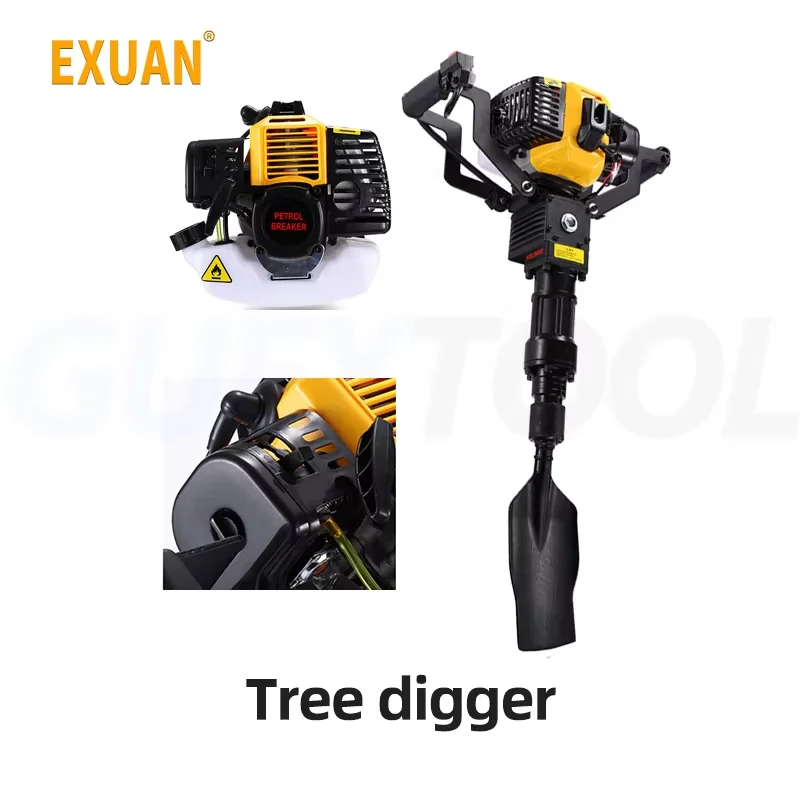 2 Stroke Gasoline Tree Digging Machine Tree Lifting Machine Root Cutting And Transplanting Machine Tree Transplanting Machine