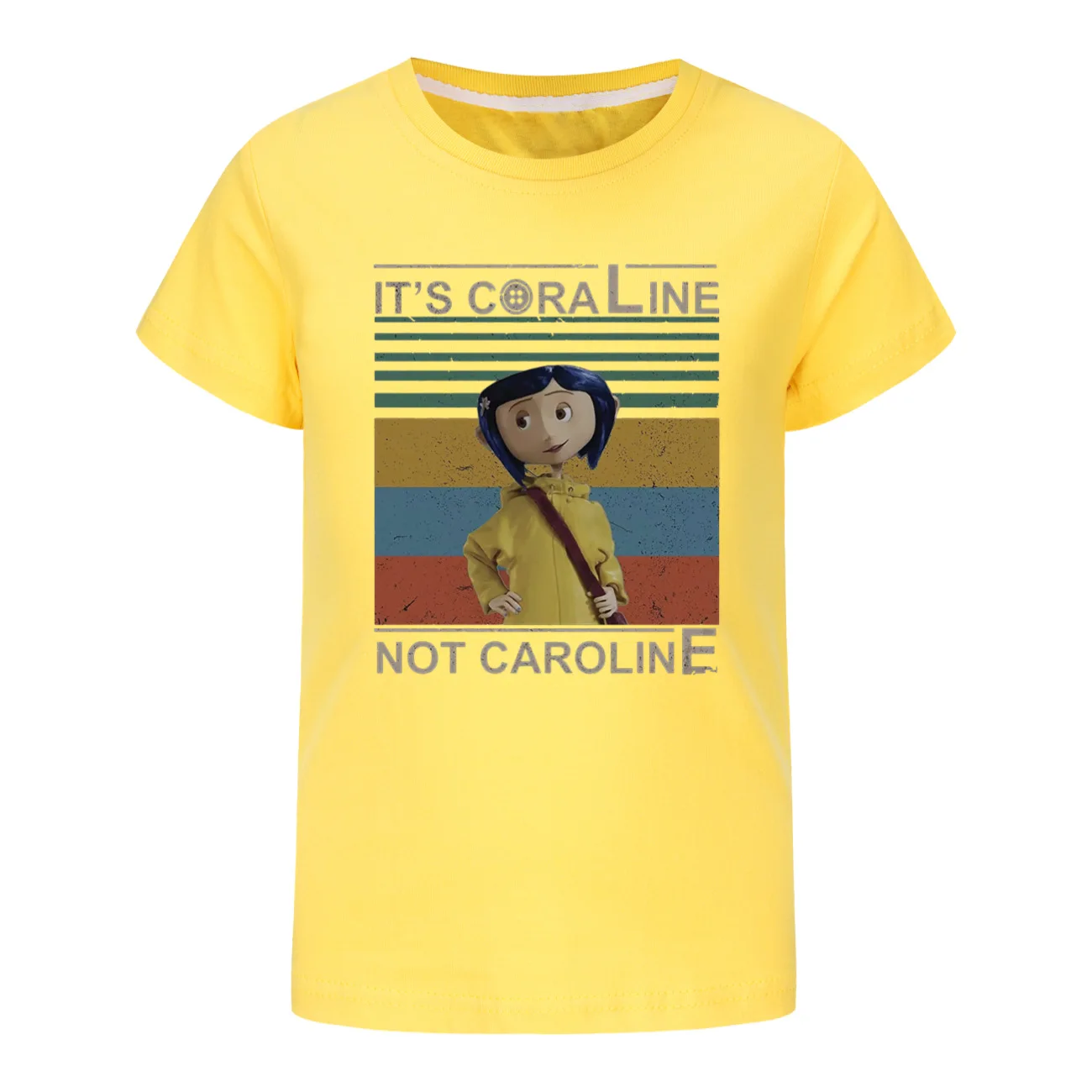 Baju Anak mode Coraline Boys musim panas T-Shirt lengan pendek kaus grafis anak laki-laki atasan anak-anak baju 3062