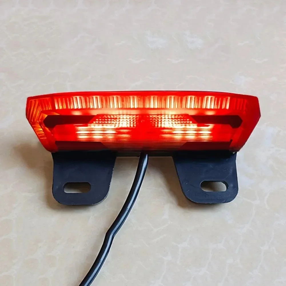 Bike Turn Signal Ebike Brake Light Night Riding Safety Lights Steady Running Lights Voltage 36V-48V-60V Brake Negative Line