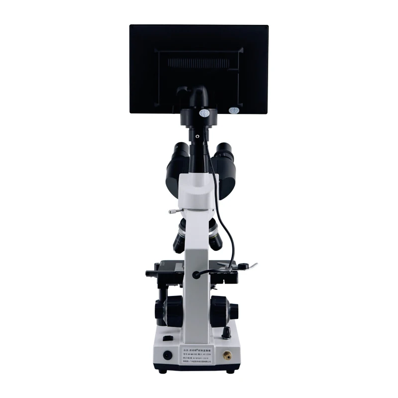 Professional Biological Lab HD Medical Optical Microscope Trinocular Binocular Digital LCD electronic eyepiece TV AV USB LCD