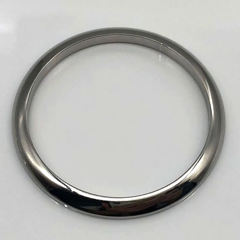 MANTA Watch Parts Polished Silver Stainless Steel Bezel Fit 36mm/39mm Case