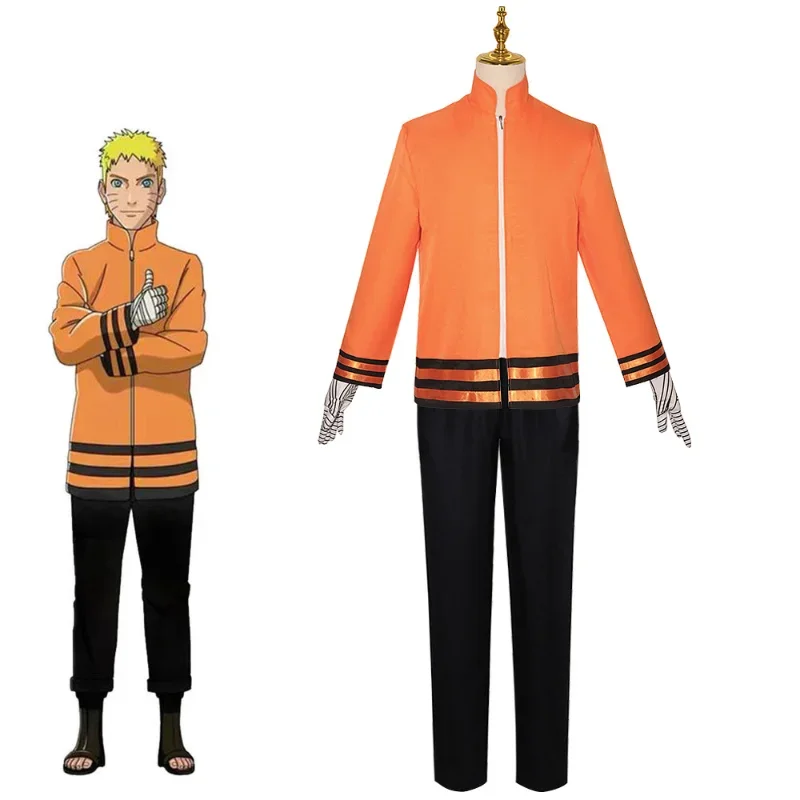 Naruto ninja seventh generation eye swirl Naruto cos costume anime ninja Hiroto cosplay costume halloween personality dress up