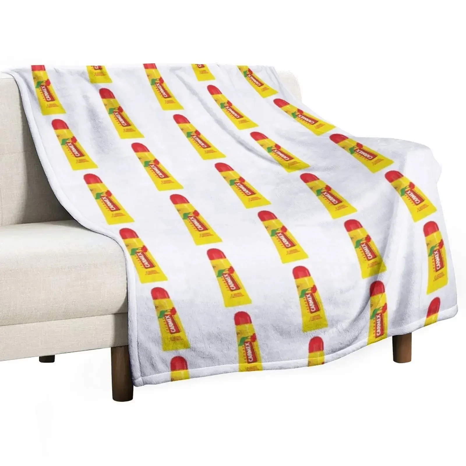 carmex Throw Blanket Hairy bed plaid Blankets