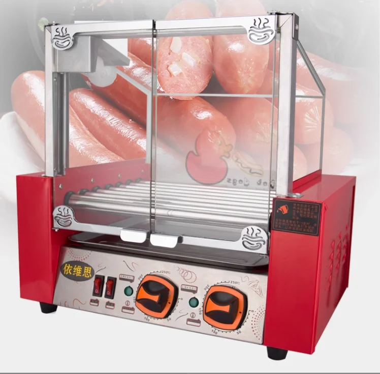 

Sausage roaster Commercial sausage roaster hot dog machine Small home automatic sausage roaster convenience store