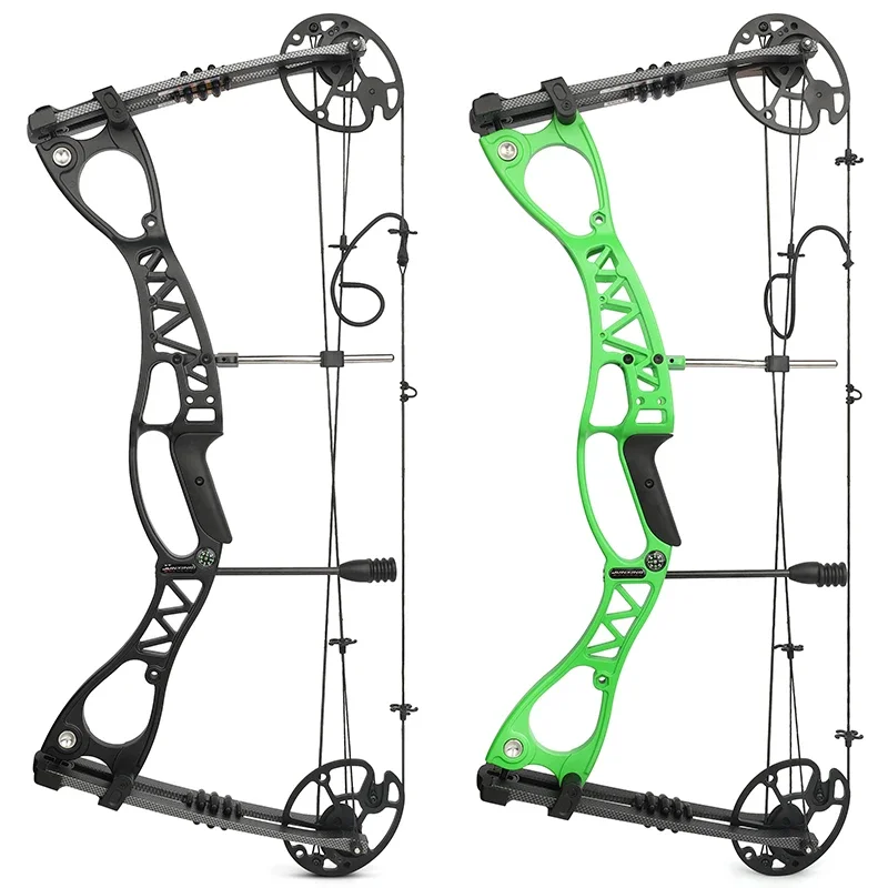 Archery 0-70lbs Adjustable M126 Compound Bow For Outdoor Carbon Arrow Archery Hunting Shooting Target LH RH