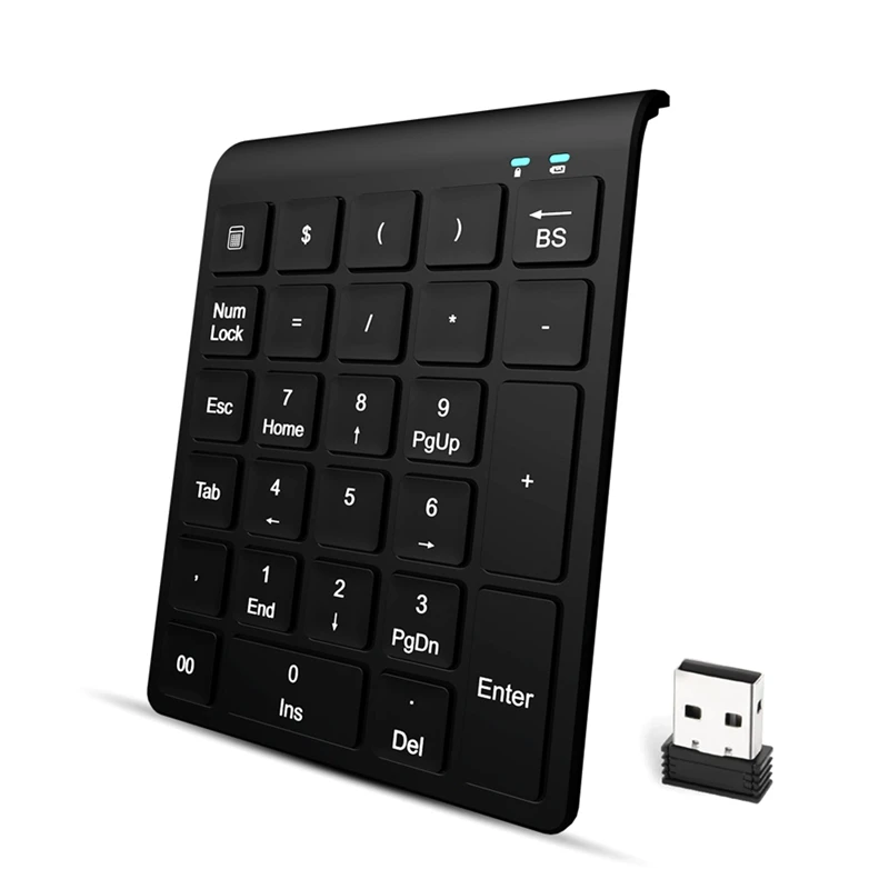 

Digital Keyboard USB 2.4G Wireless 27 Key Multi-Function For Desktop Laptop Tablet