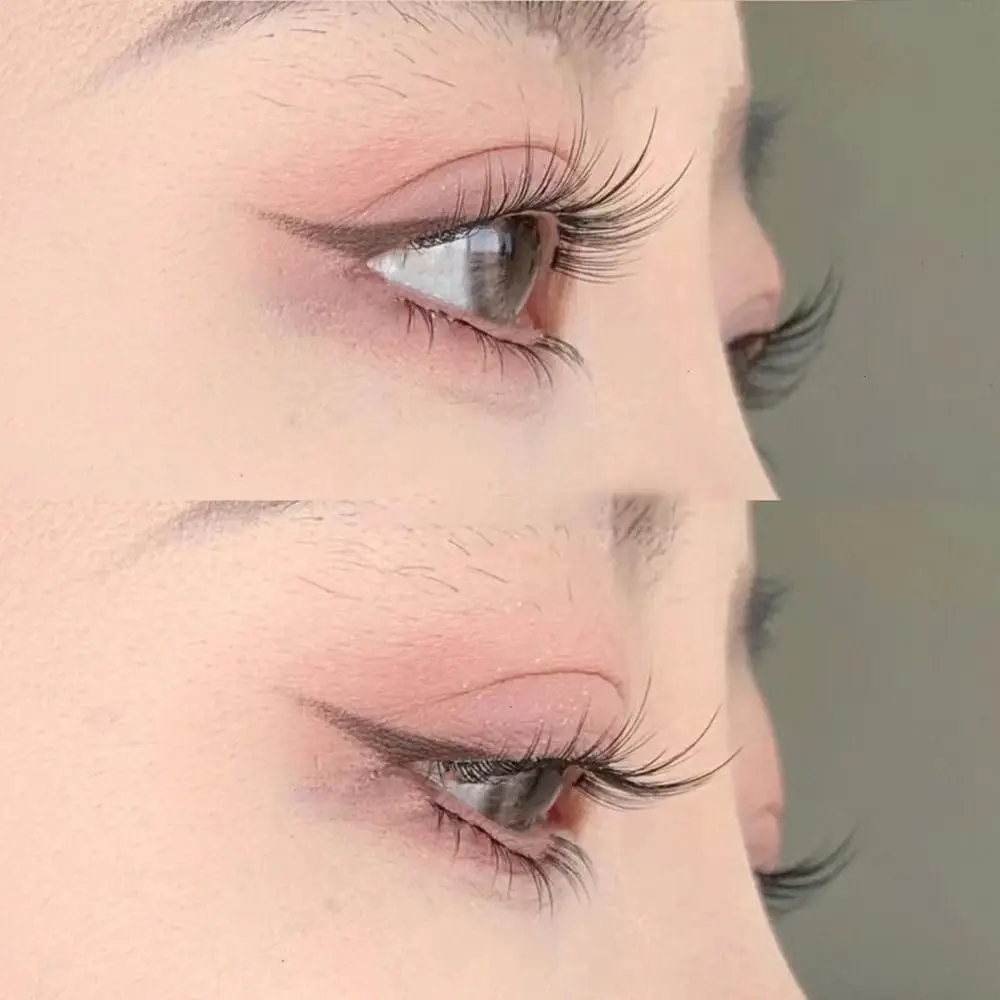 Extensiones de pestañas postizas debajo de los ojos, herramienta de maquillaje de hadas Wispy, agrandar los ojos, tira completa, visón inferior