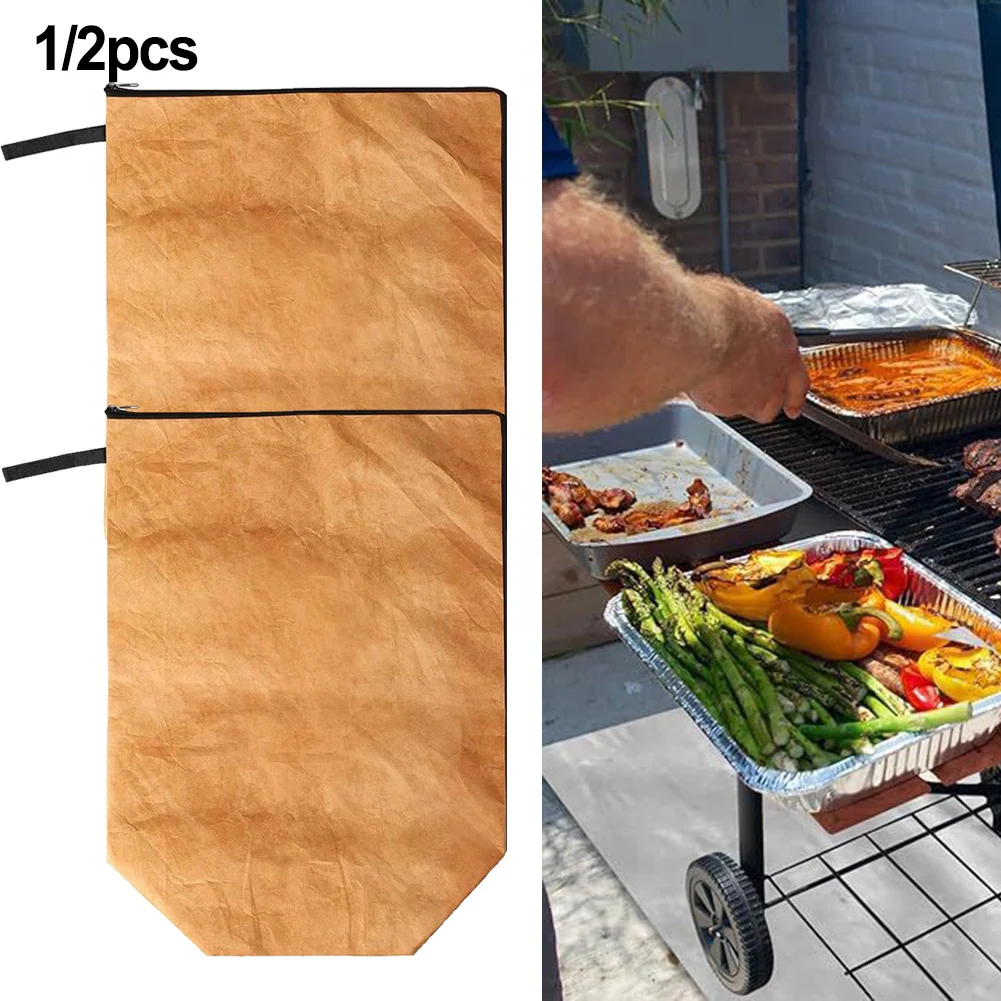 

1/2pcs BBQ Blanket Waterproof Meat Insulated Resting Bag Foldable Lightweight Resting Meat Pouch For Outdoor Grilling