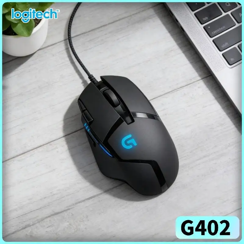 

Logitech G402 Lightweight Gaming Mouse, 500 IPS, 8 Programmable Keys for Long Hour Gaming G102/G203/M100R