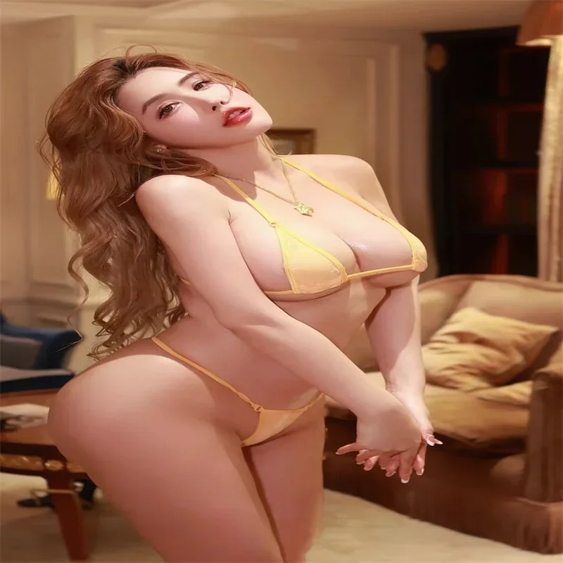 2025 Swimsuit Women's Sexy Three-point Bikini Temptation and Fun Swimsuit Hotel Vacation Beach Hot Spring