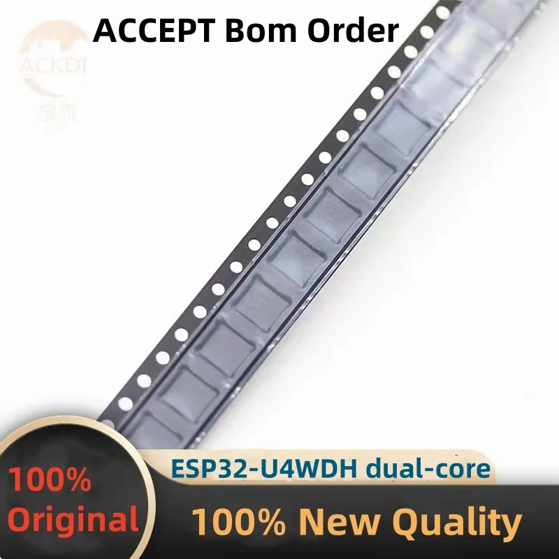 5-10PCS 100% New ESP32-U4WDH dual-core QFN-48-EP(5x5) Brand New Original Chips ic