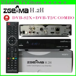 [Genuine] Classical edition ZGEMMA H.2H Satellite TV Receiver DVB S2 + DVB T2/C Combo satellite+terrestrial&cable tv receiver